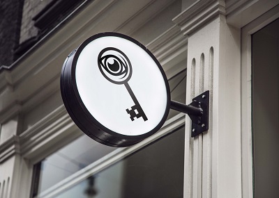 Graphite line drawing of precision mantel clock