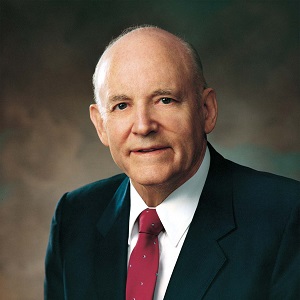 Thumbnail image of Pres. Hunter with warm eyes and a smile